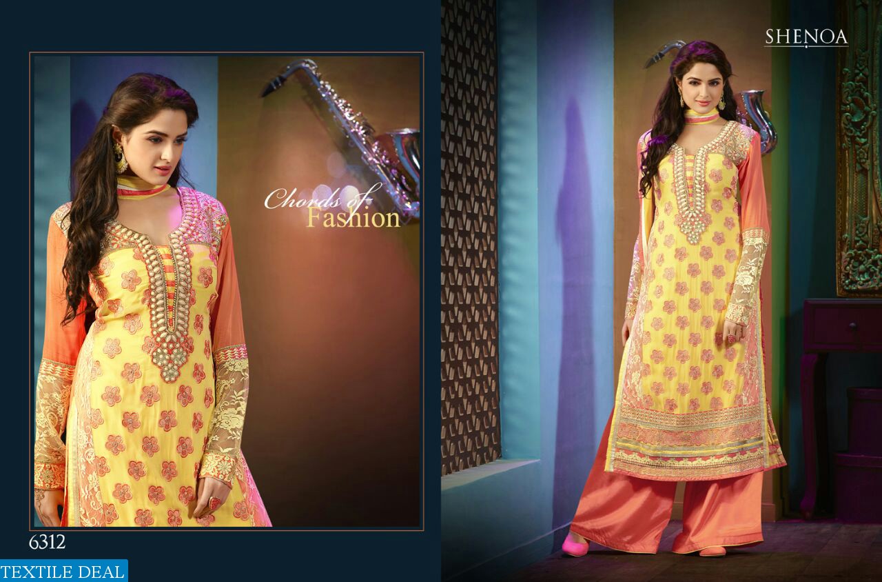 Shenoa 6307 to 6314 Straight long Embroidery Ethnic Salwar kameez supplier